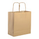 Shopper carta naturale maniglia ritorta 18x21x8 personalizzabili