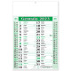 Calendario olandese Trimensile corpo in Bicromia