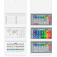 Calendario Trittico Spiral color personalizzabili
