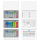 Calendario Trittico Spiral color personalizzabili