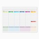 MINI PLANNING MULTICOLOR promozionale