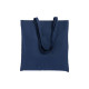Borsa in cotone manico lungo - shopper per fiera