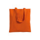 Borsa in cotone manico lungo - shopper per fiera