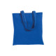 Borsa in cotone manico lungo - shopper per fiera