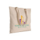 Borsa in cotone manico lungo - shopper per fiera