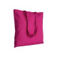 Borsa in cotone manico lungo - shopper per fiera