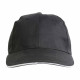 Cappellino a sei pannelli cotone e poliestere