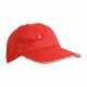 Cappellino a sei pannelli cotone e poliestere