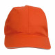 Cappellino a sei pannelli cotone e poliestere