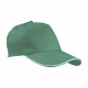 Cappellino personalizzato profilo bianco.