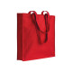 Shopper in cotone colorato e soffietto 220 gr-mq
