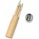 Set 6 matite con tempera matite personalizzabili