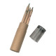Set 6 matite con tempera matite personalizzabili