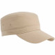 Cappelino cotone con chiusura velcro e profilo in contraso Cappelino cotone con chiusura velcro e profilo in contraso