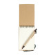 Block notes con penna senza righe Block notes con penna senza righe