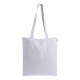 Shopper in cotone con zip di chiusira Shopper in cotone con zip di chiusira