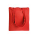 Shopper in cotone con zip di chiusira Shopper in cotone con zip di chiusira