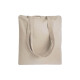 Shopper in cotone con zip di chiusira Shopper in cotone con zip di chiusira