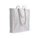 Shopper cotone chiusura con zip e soffietto