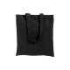 Shopper cotone chiusura con zip e soffietto Shopper cotone chiusura con zip e soffietto