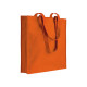 Shopper cotone chiusura con zip e soffietto