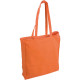 Shopper cotone chiusura con zip e soffietto Shopper cotone chiusura con zip e soffietto