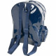 Zaino effetto lucido con due tasche