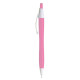 Penna a scatto in plastica con fusto colorato promozionale Penna a scatto in plastica con fusto colorato promozionale