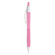 Penna a scatto in plastica con fusto colorato promozionale Penna a scatto in plastica con fusto colorato promozionale