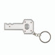 Portachiavi a forma di chiave con finiture argento Portachiavi a forma di chiave con finiture argento