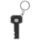 Portachiavi a forma di chiave con finiture argento Portachiavi a forma di chiave con finiture argento