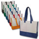 Shopper Bicolore in TNT con finiture colorate Shopper Bicolore in TNT con finiture colorate