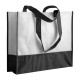 Shopper Bicolore in TNT con finiture colorate