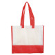 Shopper Bicolore in TNT con finiture colorate Shopper Bicolore in TNT con finiture colorate