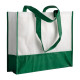 Shopper Bicolore in TNT con finiture colorate