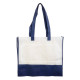 Shopper Bicolore in TNT con finiture colorate Shopper Bicolore in TNT con finiture colorate