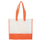 Shopper Bicolore in TNT con finiture colorate Shopper Bicolore in TNT con finiture colorate