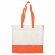 Shopper Bicolore in TNT con finiture colorate Shopper Bicolore in TNT con finiture colorate