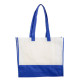 Shopper Bicolore in TNT con finiture colorate Shopper Bicolore in TNT con finiture colorate