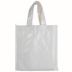 Mini shopper con soffietto in tnt laminato