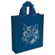 Mini shopper con soffietto in tnt laminato