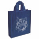 Mini shopper con soffietto in tnt laminato