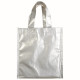 Mini shopper con soffietto in tnt laminato