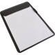 Porta blocco rigido calamitato in PVC nero