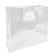 Shopper con soffietto in tnt laminato