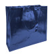 Shopper con soffietto in tnt laminato