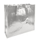 Shopper con soffietto in tnt laminato