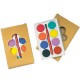 Set 8 acquarelli colorati in box cartone personalizzabile 