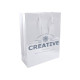 Shopper in carta laminata e soffietto