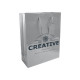 Shopper in carta laminata e soffietto